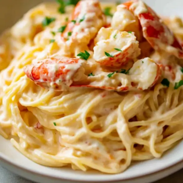krill-dine-in-style-restaurant - Lobster Pasta in Creamy Alfredo Sauce