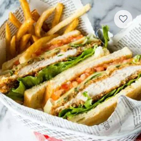 krill-dine-in-style-restaurant - Chicken Katsu Sandwich