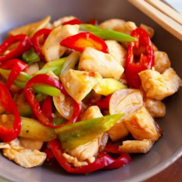 krill-dine-in-style-restaurant - Wok Fried Spicy Chicken