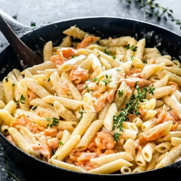 krill-dine-in-style-restaurant - Creamy salmon pasta