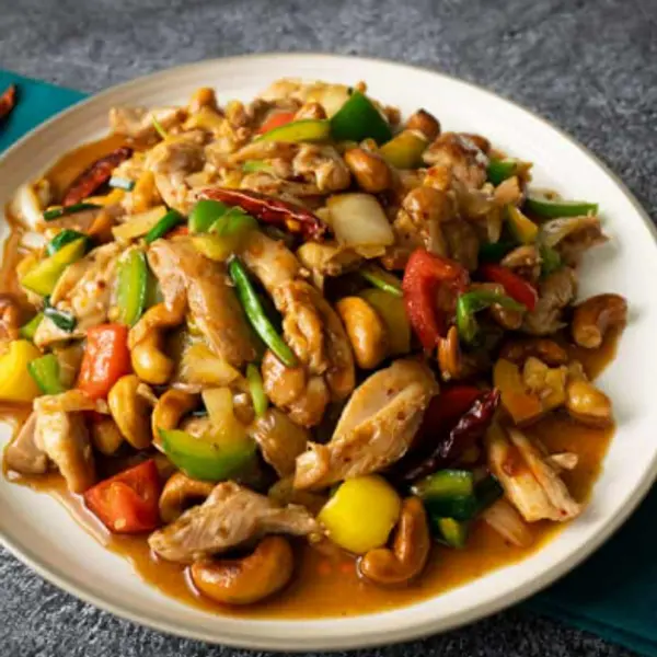 krill-dine-in-style-restaurant - Chili Chicken with Cashew Nuts (Spicy)