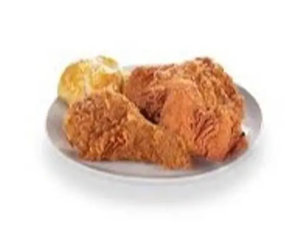 krispy-krunchy-chicken - Three Pieces Chicken and Biscuit