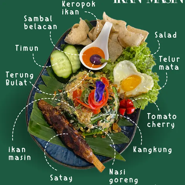 kuah - Nasi Goreng Ikan Masin
