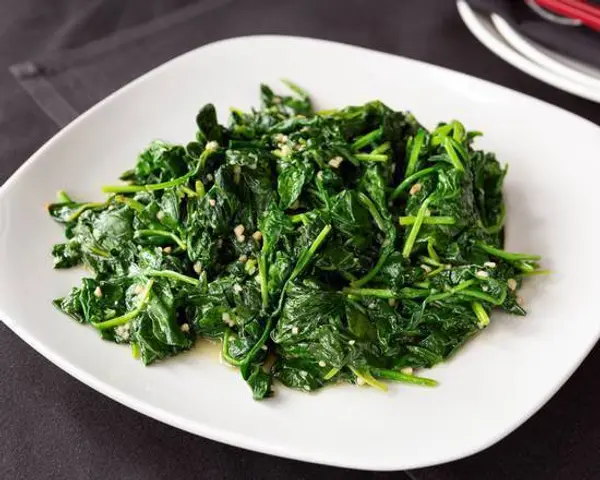 kung-pow - Garlic Spinach