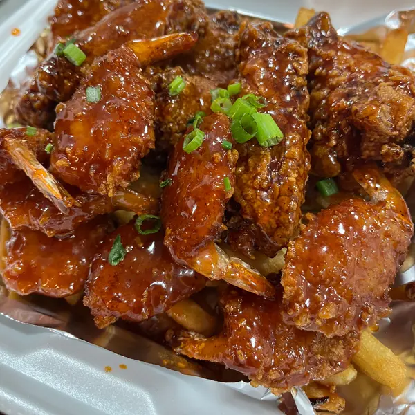 kuntry-fisherman-bar-grill - Fried shrimp platter