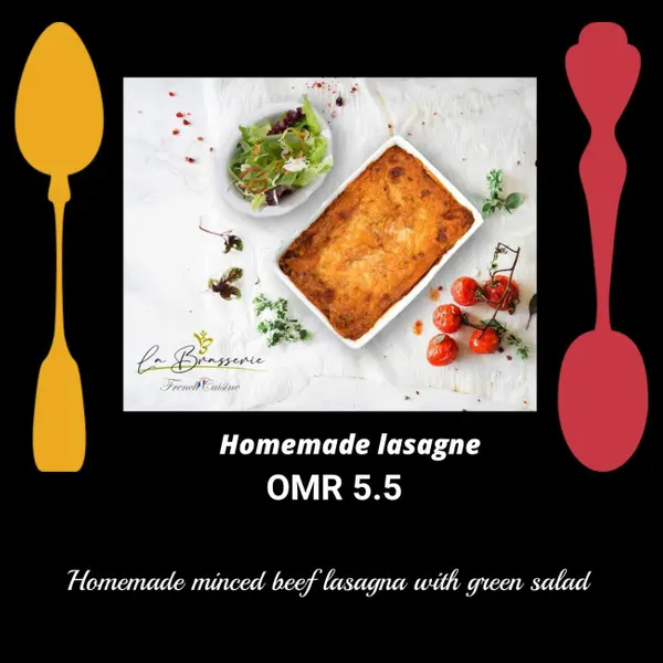 la-brasserie-restaurant - homemade lasagna