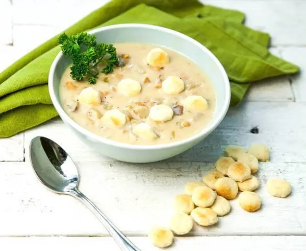 ladle-leaf - New England Clam Chowder