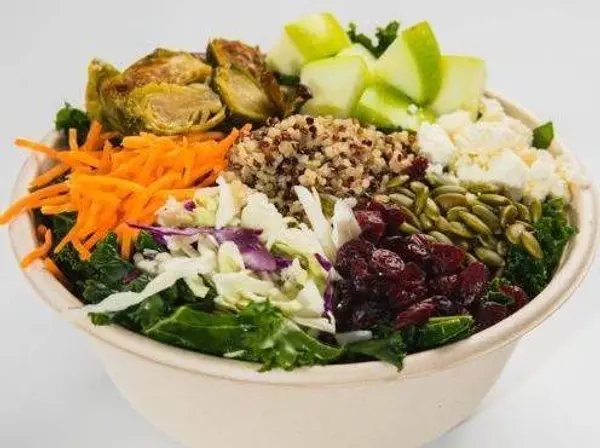 ladle-leaf - Brussels, Kale, and Quinoa Salad