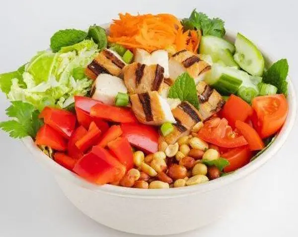 ladle-leaf - Thai Peanut Chicken Salad