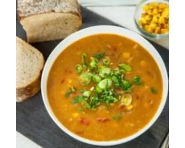 ladle-leaf - Organic Southwestern Corn Chowder