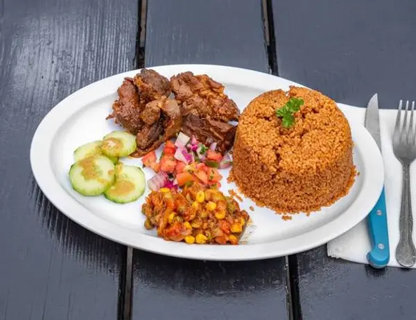 lamp-african-food - 1. Thiebu Yapp (Jollof Rice with Beef)