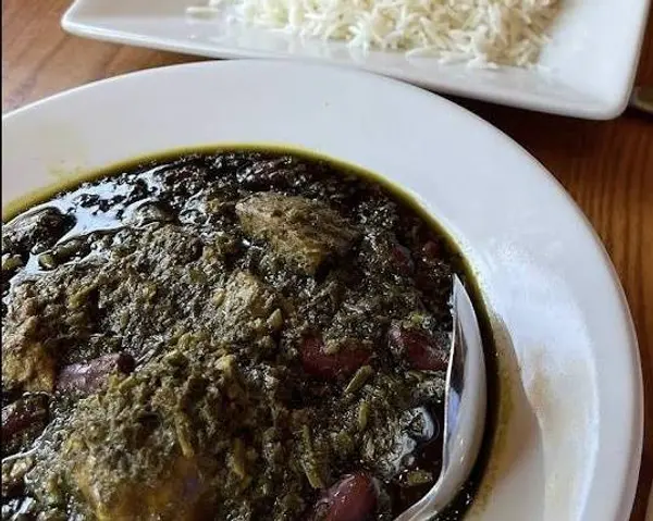 lavash - Ghormeh Sabzi