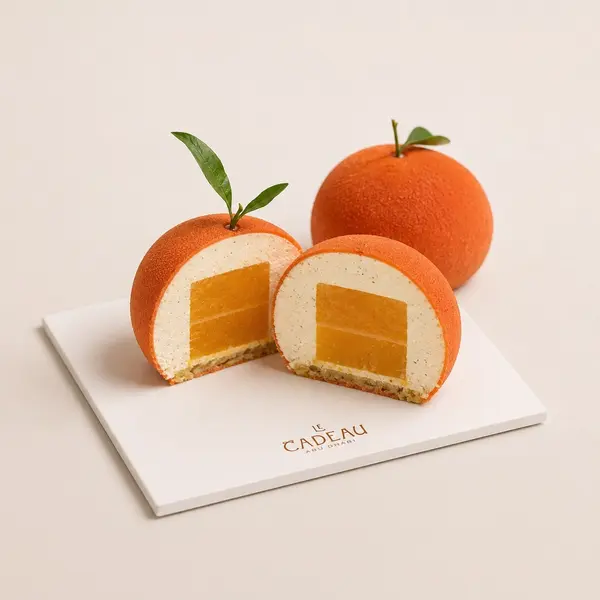 le-cadeau-uae - Trompe l'oeil orange