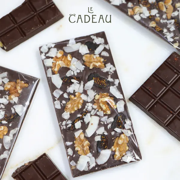 le-cadeau - Vegan Dark chocolate with Nuts