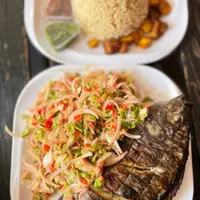 le-garba-chaudrestaurant-dattieke - TILAPIA