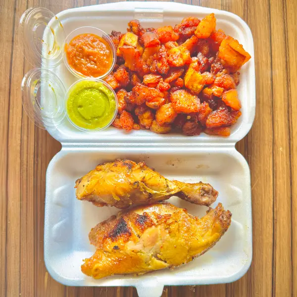 le-garba-chaudrestaurant-dattieke - Chicken Pro (Alloco + Grilled Chicken)