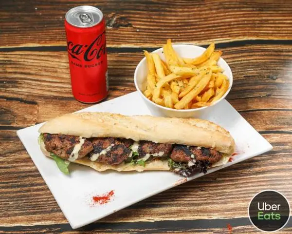 le-kotel - Sandwich baguette kefta/frites/boisson