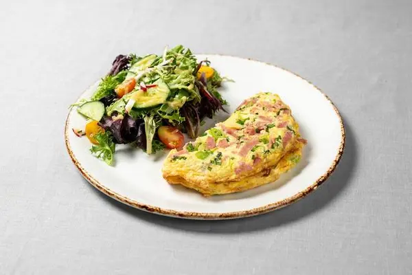 le-pain-quotidien - Ham & Gruyere Omelette