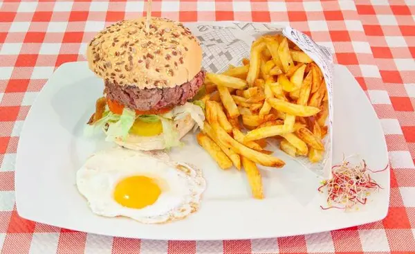 les-garcons-bouchers-restaurant-cacher - Hamburger du boucher