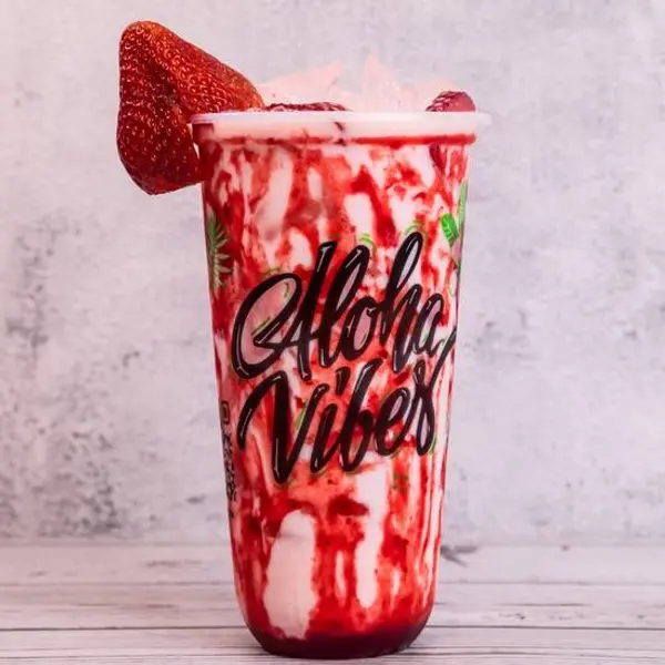 lilikoi-boba-cafe - Strawberry Horchata, 24oz