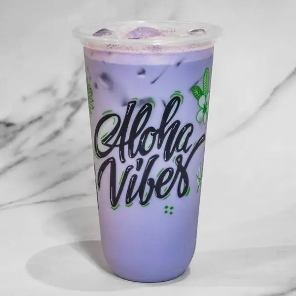 lilikoi-boba-poke - Taro Milk Tea, 24oz