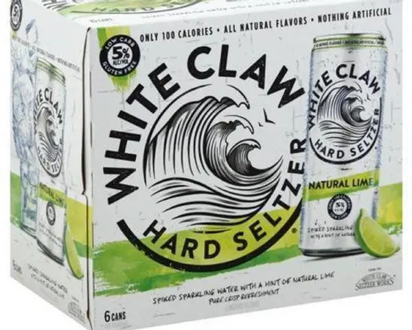 limoncello - White Claw Natural Lime, 6pk-12oz canned hard seltzer (5.0% ABV)