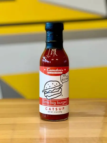 little-big-burger - catsup bottle