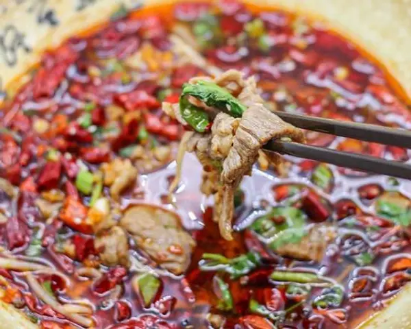 little-sichuan - Lamb Boiled with Flaming Chili Oil  水煮羊肉