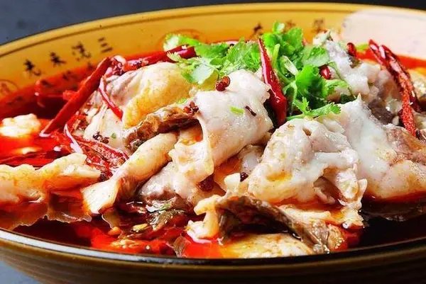 little-sichuan - Fish Fillet Boiled with  Flaming Chili Oil 水煮鱼片