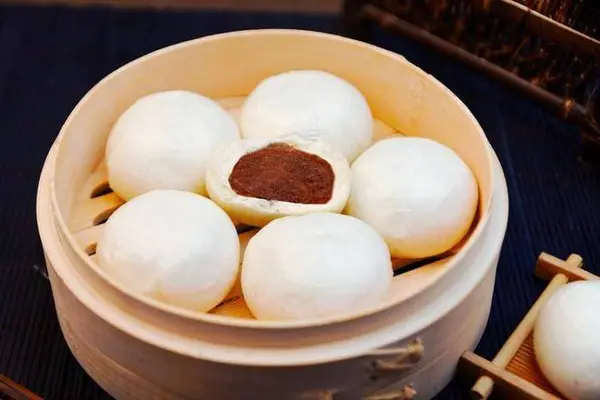 little-sichuan - Red Bean Paste Bun (3 pcs) 蒸豆沙包