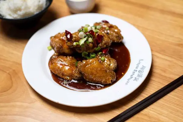 little-sichuan - Fried Chicken Wings with Spicy Chef Sauce 干烹鸡翅