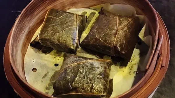 little-szechuan-sf - A22. Sticky Rice Wrapped with Lotus Leaves 蒸糯米鸡