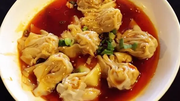 little-szechuan-sf - A13. Eight Pieces Spicy Wontons 红油抄手