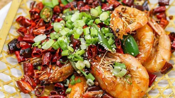 little-szechuan-sf - G6. Dry Spicy Prawns with Shell 香辣跳跳虾