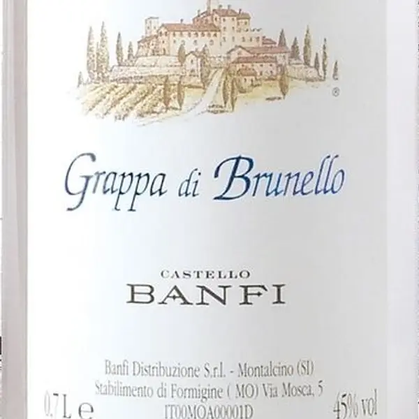 locale-storico-ditalia - Grappa di Brunello Banfi