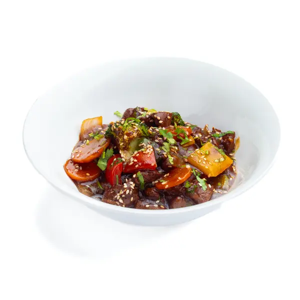 low-calories-al-jahili - شرائح ستيك مشوية علي الطريقه المنغولي