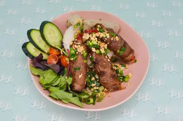 luc-lac-vietnamese-kitchen - Rice Bowl - Steak Roll