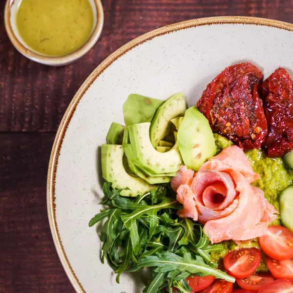 lupin-coffee-azneft - Salmon Bowl (with Chitranet Sauce)