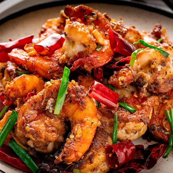 luxury-cafe - Chilli prawn