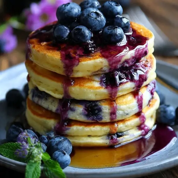 luxury-cafe - Royal Blueberry Pancake