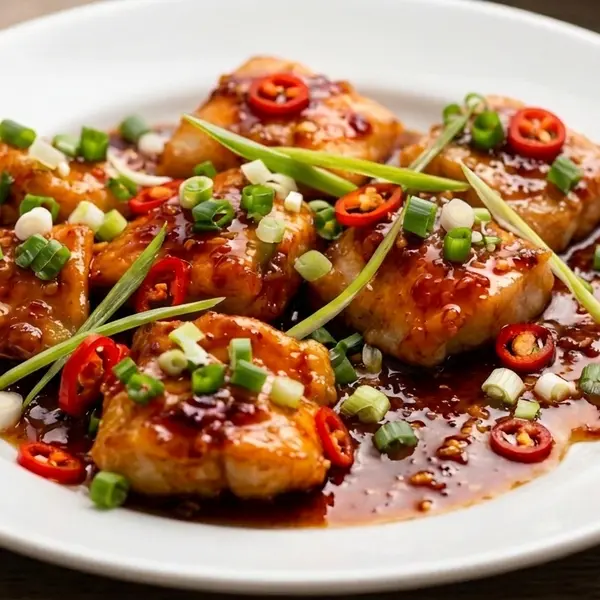 luxury-cafe - Fish in oyster sauce (8 pc)