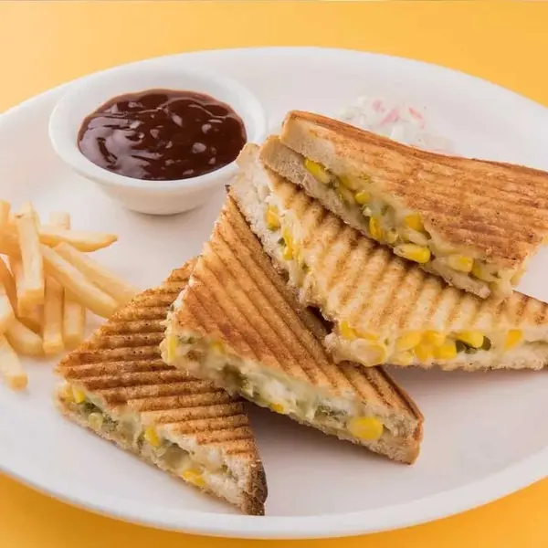 luxury-cafe - Cheese Corn Sandwich