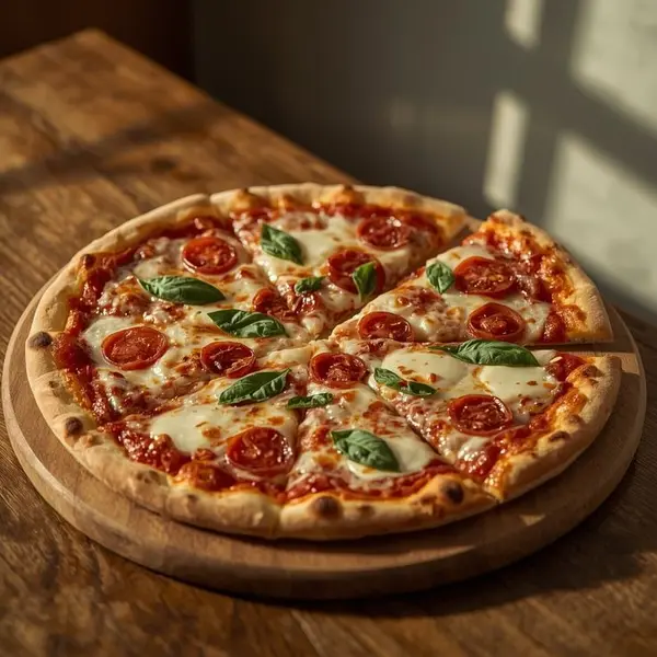 luxury-cafe - veg market pizza