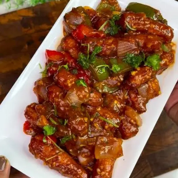 luxury-cafe - PEN FRIED CHILLI BABY CORN