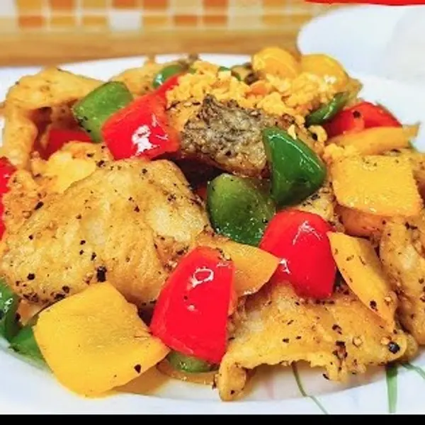 luxury-cafe - Salt & pepper fish (8 pc)