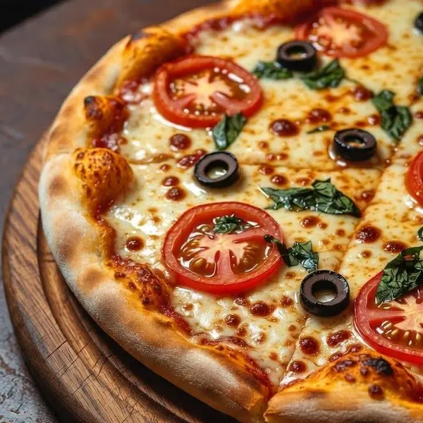 luxury-cafe - Tandoori chicken pizza