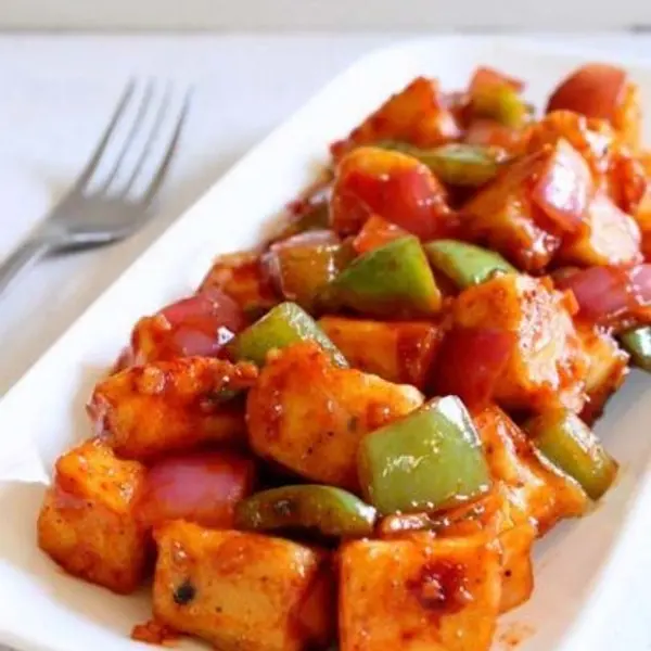 luxury-cafe - Hot garlic paneer (8 pc)