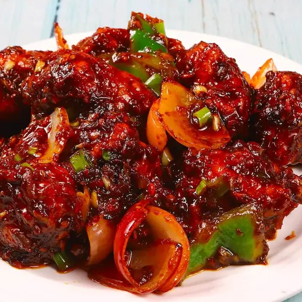 luxury-cafe - Chilli chicken (8 pc)