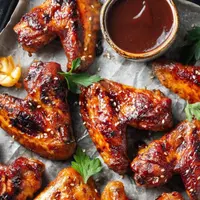 luxury-cafe - BBQ Chicken Wings