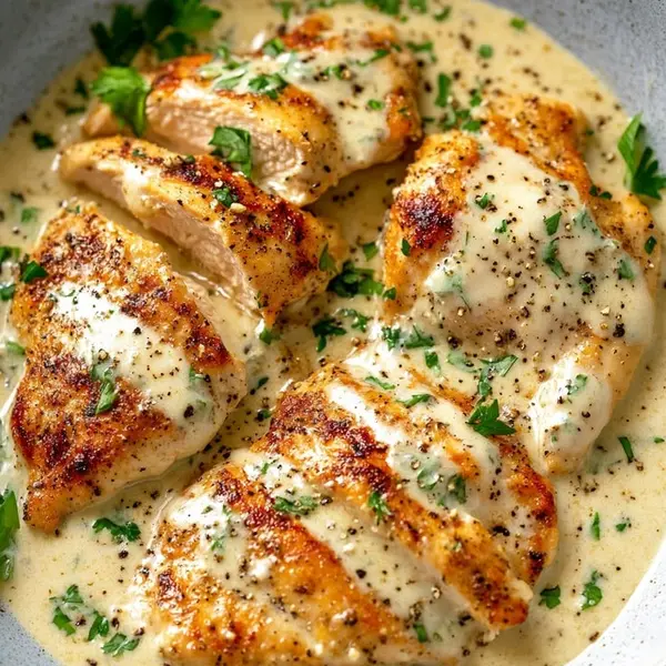 luxury-cafe - Creamy chicken Steaks